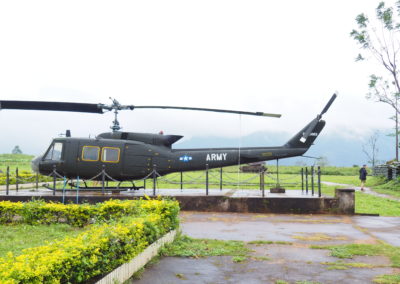 Hélicoptère US sur la base de Khey Shan