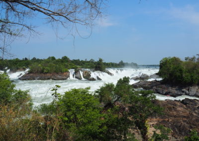 les chutes du Mékong dans le sud du Laos