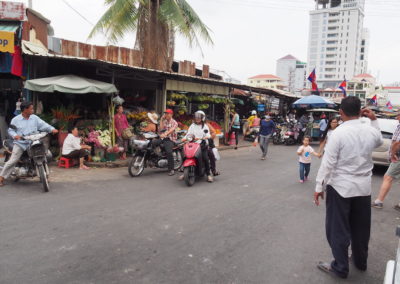 marché russe de Phnom Phen
