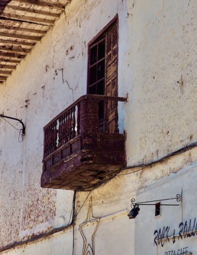 balcon de l'époque coloniale à Cuzco