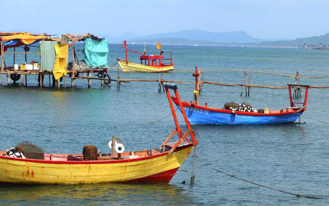 barques - Île de Phu Quoc