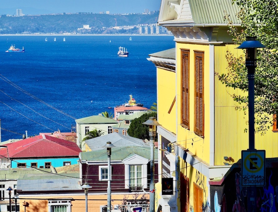 vue sur le pacifique (Valparaiso)