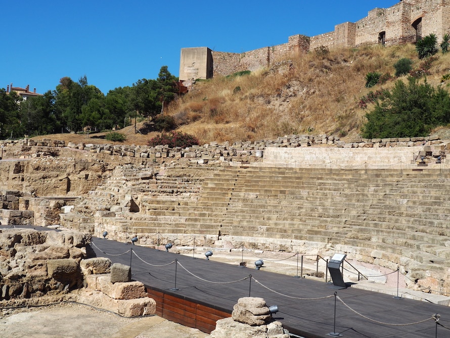 le théâtre romain de Malaga