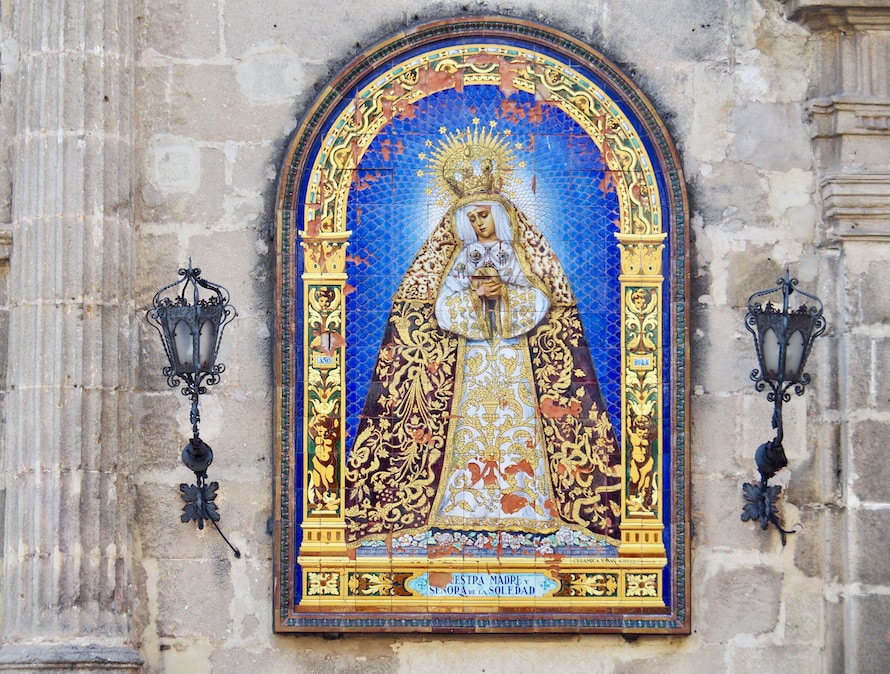 ornement d'une église de Jerez