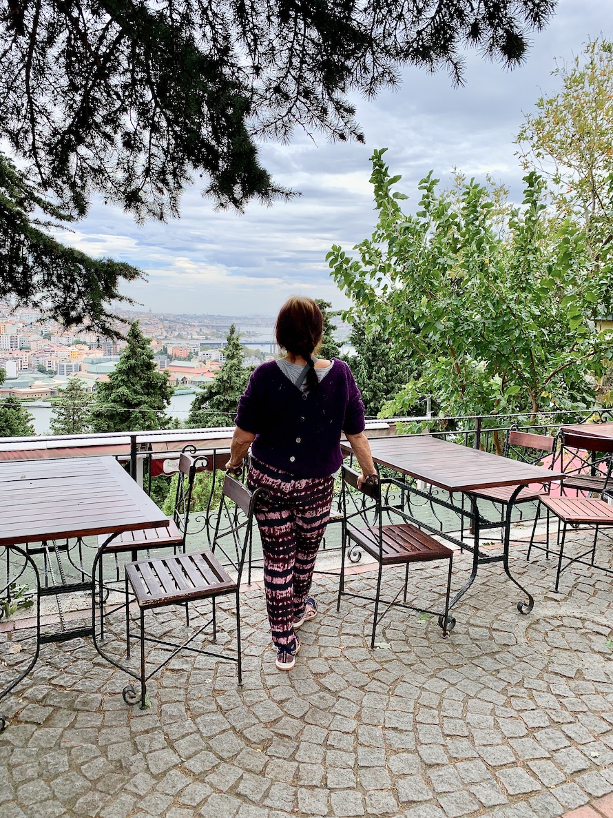 panorama à partir du café Pierre Loti d'Istanbul