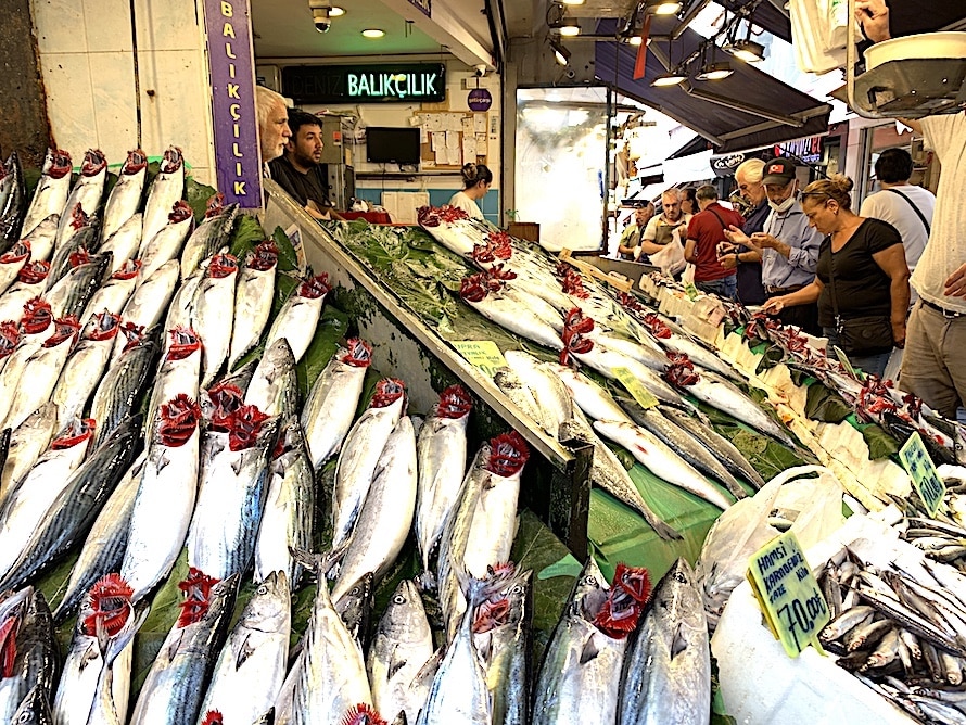marché de poissons à Kadikoï