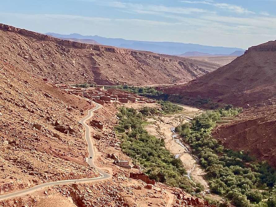 la route du haut atlas vers Ouarzazate