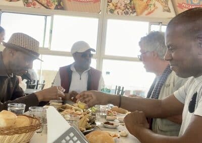 repas dans un restaurant de poissons à El djadida