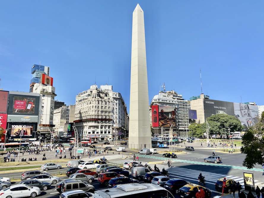 l'obélisque de Buenos Aires