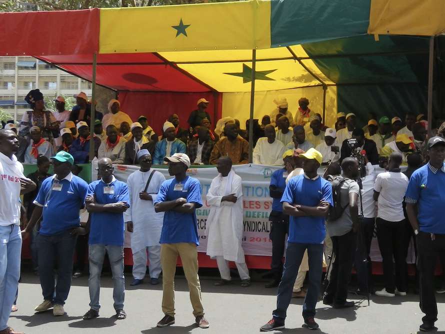 défilé du 1er Mai à Dakar